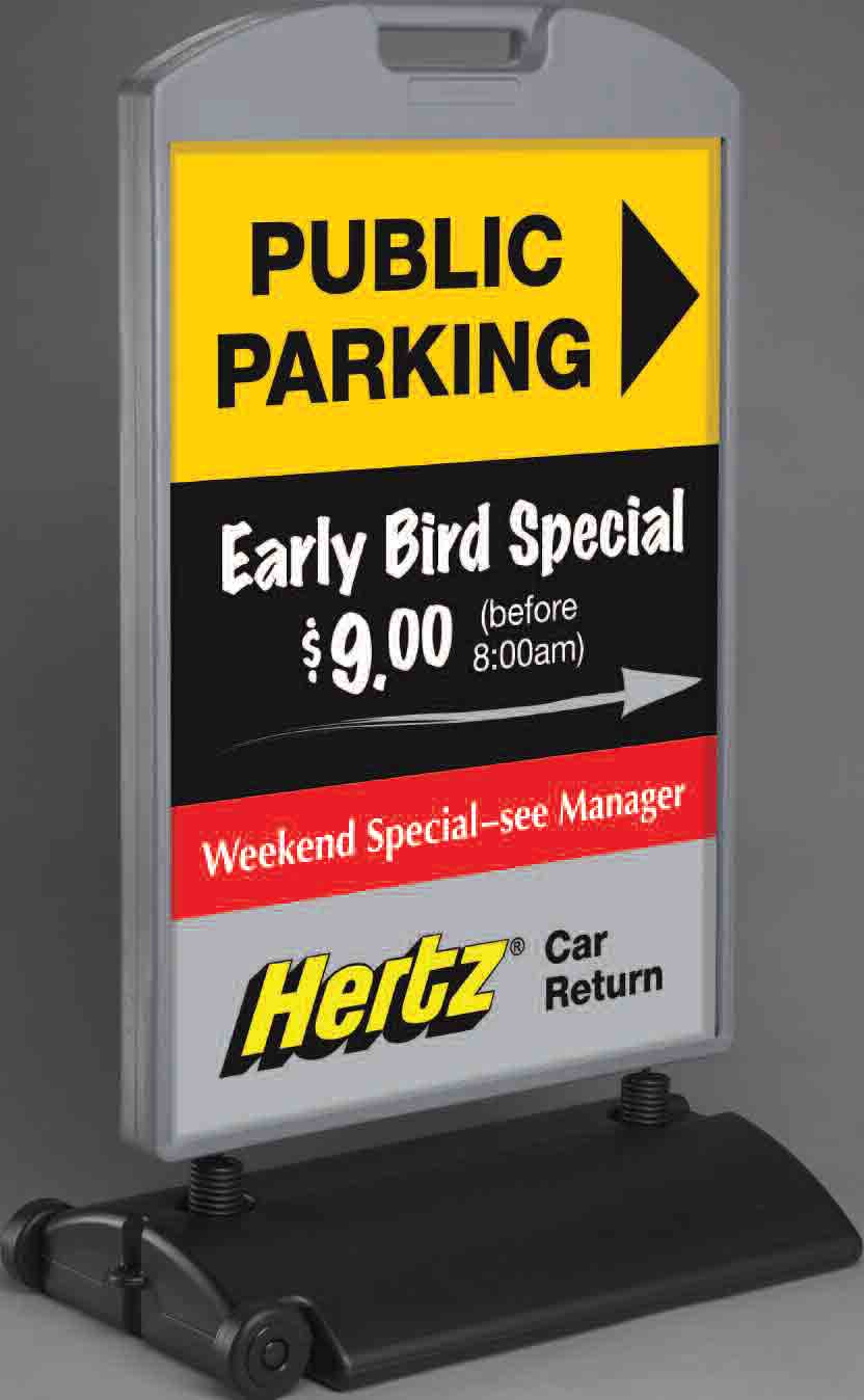 A-frame side walk signs