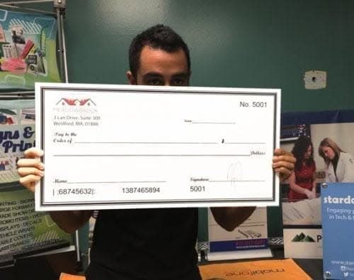 Oversized Checks