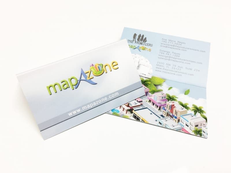 fold over business cards