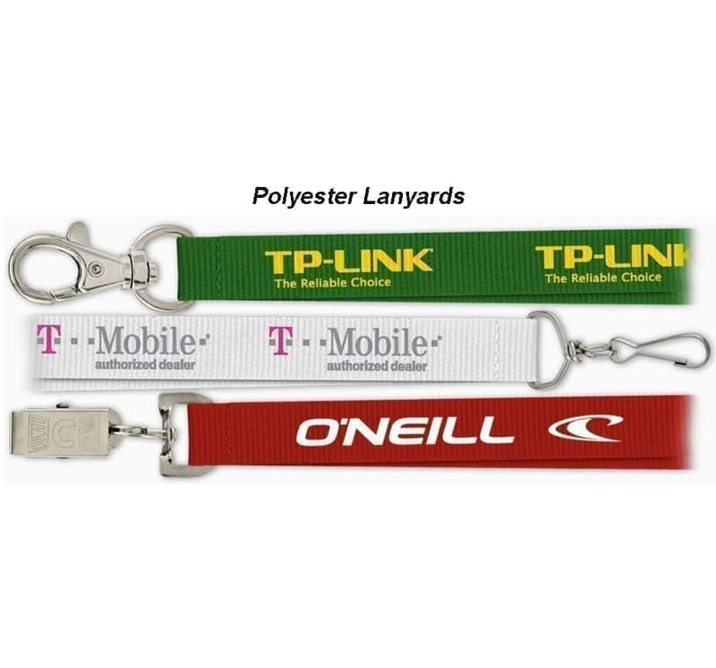 polyester lanyards