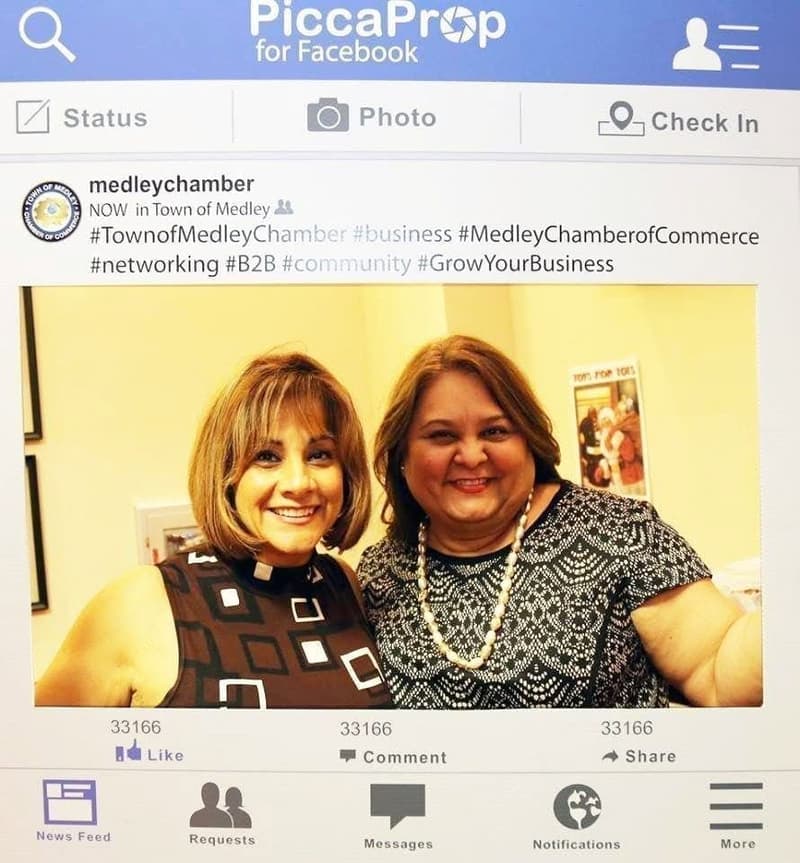 facebook photo prop