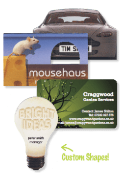 die-cut-business-cards die cut business cards