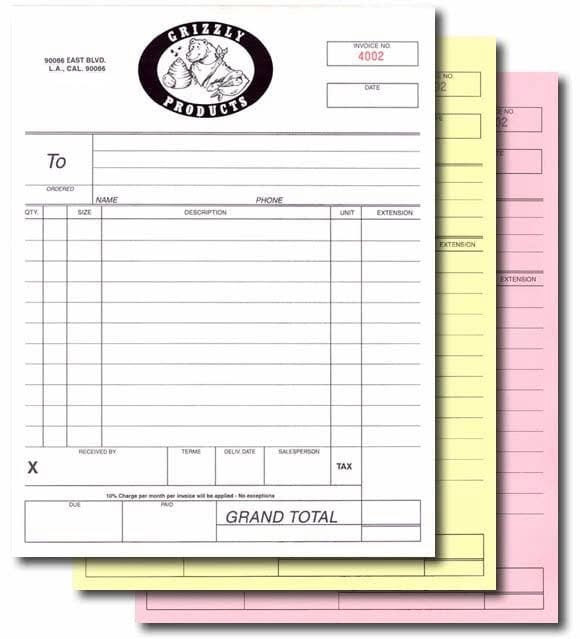 ncr forms carbonless forms printing and custom receipt books ncr forms carbonless forms printing and custom receipt books
