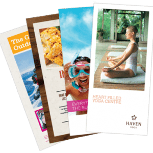 Rackcard Printed on 14 pt. Full Color - 4x9"